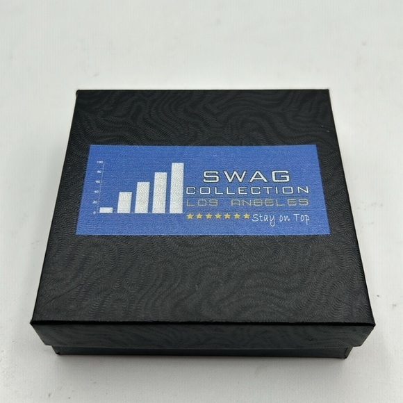 Swag Collection 18K Silver Cuban Link Necklace New in Box! - Picture 7 of 8